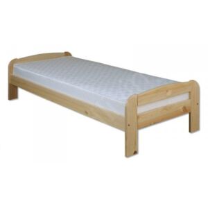 Dřevěná postel 90x200 LK122 borovice