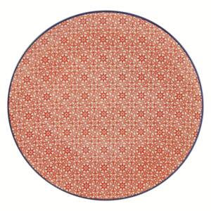 Talíř ⌀ 27 cm Mediterran, červený, středomořský vzor