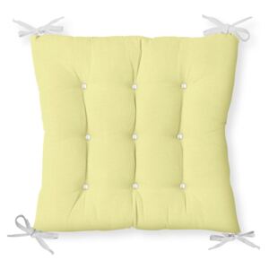 Podsedák s příměsí bavlny Minimalist Cushion Covers Lime, 40 x 40 cm