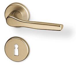 Dveřní kování ACT Monet R PK (F4) - BB klika-klika otvor pro obyčejný klíč/F4 (hliník bronz)