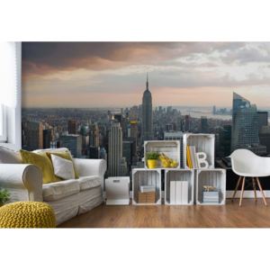 Fototapeta - New York City Empire State Building Vliesová tapeta - 250x104 cm