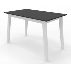 Casarredo Jídelní stůl CARLOS 120x80 bílá/černá