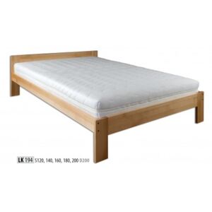 Drewmax Dřevěná postel 120x200 buk LK194 buk