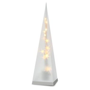 LED vánoční pyramida, 3D efekt světla, 45cm, 3 x AA, teplá bílá Solight 1V43