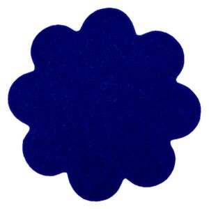 Vopi koberce Květinový koberec Eton modrý - 160x160 kytka cm