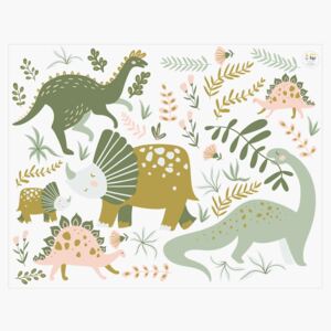 Yellow Tipi Sada samolepek Amazing Dino Land, 130x100 cm