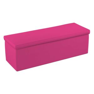 Yellow Tipi Čalouněný úložný sedací box, růžový, 90 × 40 × 40 cm, Happiness, 133-60