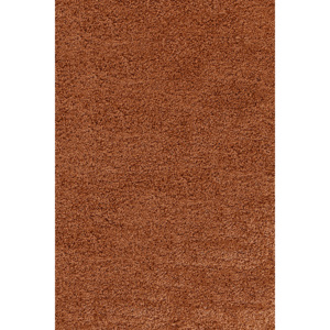 Vopi | Kusový koberec Life Shaggy 1500 terra - Kulatý průměr 120 cm