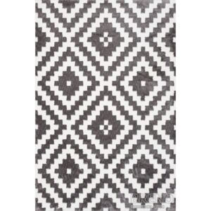 Moderní kusový koberec Creative 06GWG | šedo-bílý Typ: 70x140 cm
