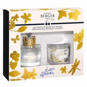Maison Berger Paris dárková sada Lolita Lempicka - aroma difuzér a vonná svíčka, transparentní