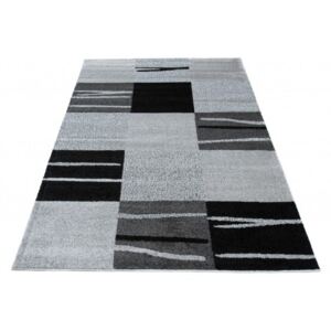 Kusový koberec LUX VERSO 4131A A7A šedý Rozměr: 140x190 cm