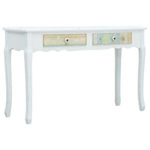 Konzolový stolek bílý 120 x 40 x 74,5 cm dřevo