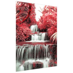 Fototapeta Vodopád v červené přírodě 150x200cm FT2539A_2M