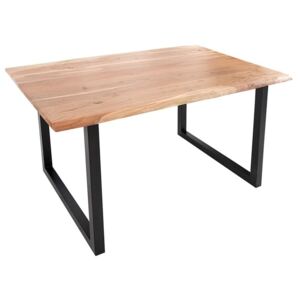 Jídelní stůl Holz 140 cm, akát/černá