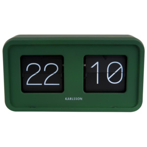Stolní hodiny Flip Bold 26,5 cm Karlsson (Barva - zelená)