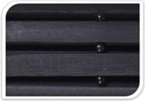Excellent Houseware Bambusové prostírání, 30 x 45 cm Barva: Černá