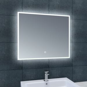 Zrcadlo Smart s funkcí Bluetooth a LED osvětlením 900x700x30 mm