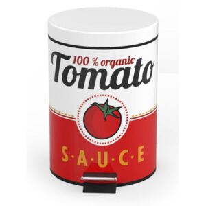Balvi Odpadkový koš Tomato Sauce alá Andy Warhol, 5 L