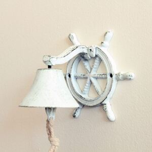 Litinový zvonek s kormidlem - DS