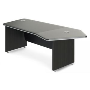 Rohový stůl TopOffice Premium 227,1 x 109,6 cm, pravý wenge