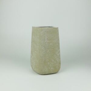 Váza Asymetrie bílá 22 cm