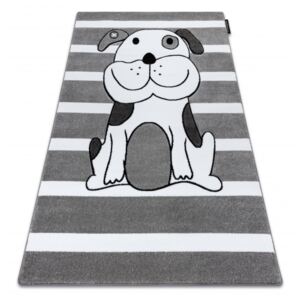Makro Abra Dětský kusový koberec PETIT pes šedý 120 x 170