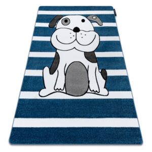 Makro Abra Dětský kusový koberec PETIT pes modrý 120 x 170