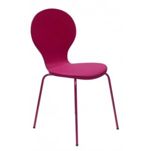 Jídelní židle Flower růžová
