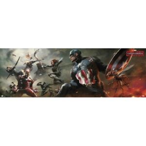 Plakát, Obraz - Captain America - Civil War, (158 x 53 cm)