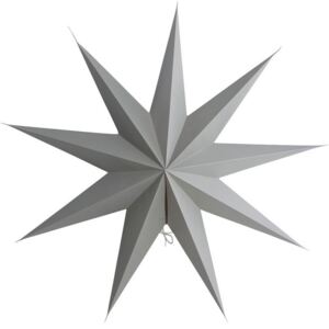 House Doctor Devíticípá papírová hvězda Grey - 60 cm