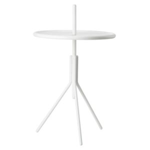 Bílý kovový odkládací stolek Zone Inu, ø 33,8 cm