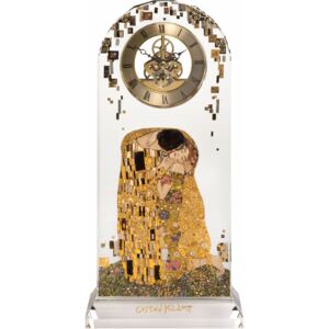 GOEBEL Křišťálové Hodiny The Kiss, Gustav Klimt