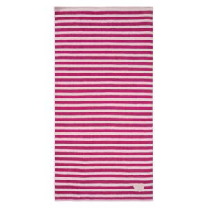 LUPILU® Dětský froté ručník, 70 x 140 cm (světle růžová / bílá)