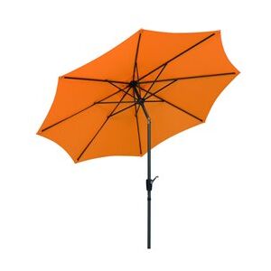 Schneider Slunečník Harlem, Schneider, kulatý 270 cm (2,7 m), oranžová (mandarine), potah polyester 180 g/m2