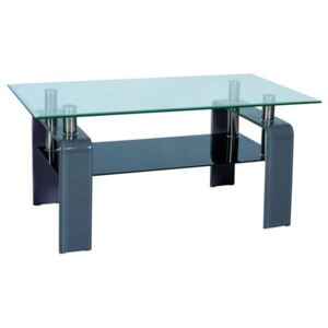 Konferenční stolek STELLA 110x60x55 cm šedý
