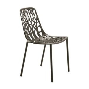 Fast Hliníková stohovatelná jídelní židle Forest, Fast, 48x53x81 cm, bílá