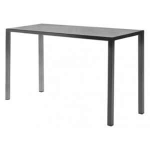 Fast Hliníkový barový stůl Easy, Fast, obdélníkový 140x70x110 cm, bílý