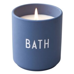 Velká vonná svíčka DESIGN LETTERS BATH - modrá
