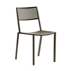 Fast Hliníková stohovatelná jídelní židle Easy, Fast, 46x52x82 cm, bílá