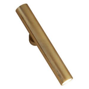 Axolight Ego, nástěnné/stropní svítidlo z přírodní mosazi, LED 8,8W 3000K výška 23,9cm