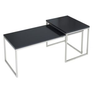 2SET konferenční stolek NEW FUSION BLACK LONG II Nábytek | Obývací pokoj | Konferenční stolky | Konferenční stolky všechny