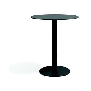 Roda Kovový barový stolek Stem, Roda, kulatý 90x112 cm, lakovaný kovový rám barva dle vzorníku, teak