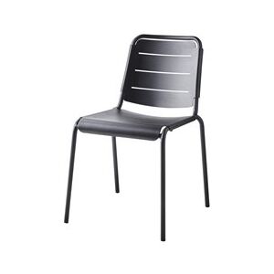 Cane-line Hliníková jídelní stohovatelná židle Copenhagen City, Cane-line, 46x56x76 cm, bílá barva