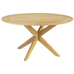 Alexander Rose Dřevěný jídelní stůl Roble, Alexander Rose, kulatý prům. 129x75 cm, tropické dřevo (roble)