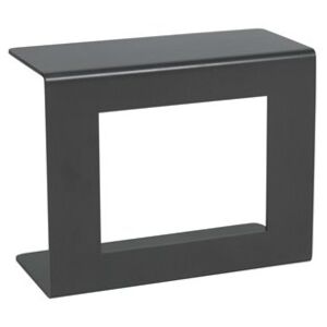 Stern Hliníkový odkládací boční stolek Goa, Stern, čtvercový 54x25x43,5 cm, šedočerný (anthracite)