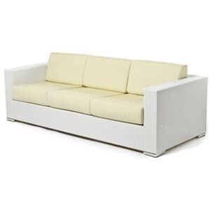 Varaschin 3-místné sofa/pohovka Cora, Varaschin, 230x91x65 cm, hliníkový rám, umělý ratan, barva dle vzorníku, sedák, venkovní látka kategorie B, barva dle vzorníku