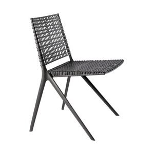 Tribu Hliníková stohovatelná jídelní židle Branch, Tribu, 54x55x79 cm, hliník bílý, výplet lankový bílý