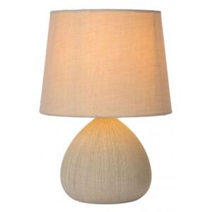 LUCIDE RAMZI Table Lamp E14 H26cm Cream, stolní lampa