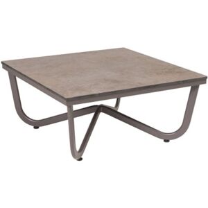 Karasek Konferenční stolek Palma, Karasek, čtvercový 75x75x35 cm, kovový rám, barva dle vzorníku, deska teco.STAR, barva dle vzorníku