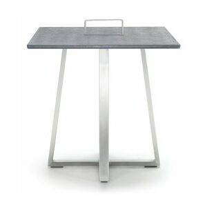 Solpuri Konfereční stolek R-Series, sopluri, čtvercový 45x45x45 cm, obdélníkové nohy, nerez, keramická deska Dekton, barva dle vzorníku